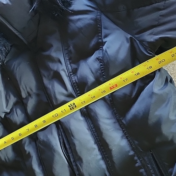 Calvin Klein Ladies XL Black Puffy Hooded Jacket - Picture 6 of 16